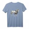Pferde Mähne Motiv Pferd Tiermotiv Reitsport T-Shirt - Für Pferdeliebhaber und Reiter, Stylisches Reitsport-Shirt mit Pferdemotiv