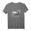 Pferde Mähne Motiv Pferd Tiermotiv Reitsport T-Shirt - Für Pferdeliebhaber und Reiter, Stylisches Reitsport-Shirt mit Pferdemotiv
