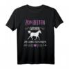Zur Schule gezwungen zum Reiten geboren Pferd Reiter Spruch T-Shirt – Perfektes Geschenk für Pferdeliebhaberinnen & Reitsportfans