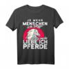 Love Horse Damen T-Shirt mit Pferdesprüchen – Süßes Pony & Reiterin Shirt für Pferdeliebhaberinnen, Geburtstags- & Valentinstagsgeschenk