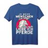 Love Horse Damen T-Shirt mit Pferdesprüchen – Süßes Pony & Reiterin Shirt für Pferdeliebhaberinnen, Geburtstags- & Valentinstagsgeschenk