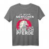 Love Horse Damen T-Shirt mit Pferdesprüchen – Süßes Pony & Reiterin Shirt für Pferdeliebhaberinnen, Geburtstags- & Valentinstagsgeschenk