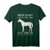 Mein Baby läuft mit Heu HAT 1 PS - Lustiges Pferde & Reiter Spruch T-Shirt für Pferdebesitzer, Hobbyreiter & Pferdefans