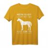 Mein Baby läuft mit Heu HAT 1 PS - Lustiges Pferde & Reiter Spruch T-Shirt für Pferdebesitzer, Hobbyreiter & Pferdefans