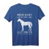 Mein Baby läuft mit Heu HAT 1 PS - Lustiges Pferde & Reiter Spruch T-Shirt für Pferdebesitzer, Hobbyreiter & Pferdefans
