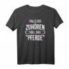 Falls ich zuhören soll, sag: Pferde Reiten Spruch Reiterin T-Shirt – Lustiges Pferdesprüche Outfit für Reiterinnen & Pferdeliebhaberinnen