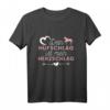 Kinder Dein Hufschlag ist mein Herzschlag Pferde Reiter Geschenk T-Shirt – Lustiges Pferdemotiv für Pferdefans & Reiter zum Geburtstag & Weihnachten