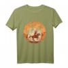 Retro Vintage Sonnenuntergang Cowboy in der Wüste Pferd Reiter T-Shirt - Perfekt für Reiter, Pferdeliebhaber und Pferderennfahrer