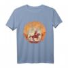 Retro Vintage Sonnenuntergang Cowboy in der Wüste Pferd Reiter T-Shirt - Perfekt für Reiter, Pferdeliebhaber und Pferderennfahrer