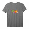 Reining T-Shirt für Westernreiten - Buntes Splash Farben Shirt als Geschenk für Pferdeliebhaberinnen und Reiterinnen