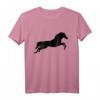 Pferde Silhouette T-Shirt für Reiter & Pferdeliebhaber – Geschenkidee für Pferdefans, Reitturniere & Reitsport