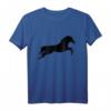 Pferde Silhouette T-Shirt für Reiter & Pferdeliebhaber – Geschenkidee für Pferdefans, Reitturniere & Reitsport