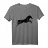 Pferde Silhouette T-Shirt für Reiter & Pferdeliebhaber – Geschenkidee für Pferdefans, Reitturniere & Reitsport
