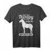 Andere gehen zum Therapeuten. Ich reite American Curly Horse T-Shirt – Süßes Pferde Design für Reiterinnen & Pferdeliebhaber, perfekt als Geschenk