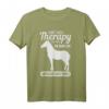 Andere gehen zum Therapeuten. Ich reite American Curly Horse T-Shirt – Süßes Pferde Design für Reiterinnen & Pferdeliebhaber, perfekt als Geschenk