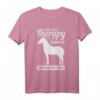 Andere gehen zum Therapeuten. Ich reite American Curly Horse T-Shirt – Süßes Pferde Design für Reiterinnen & Pferdeliebhaber, perfekt als Geschenk