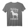 Andere gehen zum Therapeuten. Ich reite American Curly Horse T-Shirt – Süßes Pferde Design für Reiterinnen & Pferdeliebhaber, perfekt als Geschenk