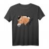 Norwegisches Fjordpferd T-Shirt – Helles Reiter Outfit mit Herz, perfektes Geschenk für Pferdeliebhaber und Reiter