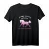 Zum Reiten geboren, zur Schule gezwungen - Lustiges Pferdemotiv T-Shirt für Reiterinnen, Pferdeliebhaberinnen & Pferdefans
