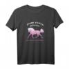 Zum Reiten geboren, zur Schule gezwungen - Lustiges Pferdemotiv T-Shirt für Reiterinnen, Pferdeliebhaberinnen & Pferdefans