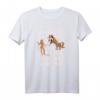 Vorsicht vor der Reiterin das Pferd ist harmlos Reiten Reit T-Shirt - Perfektes Geschenk für Reiter, Pferdeliebhaber & Pferdesportfans