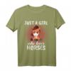 Damen Reiten Mädchen Pferdespruch Reiterin Geschenk Pferde T-Shirt - Lustiges Pferde Outfit für Reitsport & Pferdeliebhaber zu Weihnachten & Geburtstag