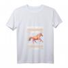Damen Reiten T-Shirt mit Haflinger Pferd Design - V-Ausschnitt, Perfekt für Pferdefans und Reiterinnen
