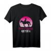 Echte Mädchen Reiten Frauen Pferdesport T-Shirt - Perfektes Geschenk für Pferdeliebhaberinnen, Reiterinnen & Pferdefans