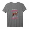 Coole Mädchen reiten Noriker Pferdesport Voltigieren T-Shirt – Witziges Reitsport-Motiv für Pferdeliebhaberinnen und Reiterferien