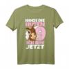 Hoch die Hufen 9. Geburtstag T-Shirt für Mädchen - Lustiges Pferde Reiten Spruch, perfekte Geschenkidee für 9-Jährige Pferdeliebhaberinnen