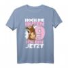 Hoch die Hufen 9. Geburtstag T-Shirt für Mädchen - Lustiges Pferde Reiten Spruch, perfekte Geschenkidee für 9-Jährige Pferdeliebhaberinnen