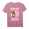 Hoch die Hufen 9. Geburtstag T-Shirt für Mädchen - Lustiges Pferde Reiten Spruch, perfekte Geschenkidee für 9-Jährige Pferdeliebhaberinnen