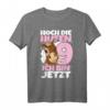 Hoch die Hufen 9. Geburtstag T-Shirt für Mädchen - Lustiges Pferde Reiten Spruch, perfekte Geschenkidee für 9-Jährige Pferdeliebhaberinnen