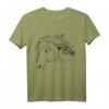 Wunderschönes Pferdekopf Motiv T-Shirt für Mädchen – Perfektes Geschenk für Reiterinnen, Pferdeliebhaberinnen und Pferdefans zu Geburtstag & Weihnachten