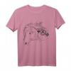 Wunderschönes Pferdekopf Motiv T-Shirt für Mädchen – Perfektes Geschenk für Reiterinnen, Pferdeliebhaberinnen und Pferdefans zu Geburtstag & Weihnachten