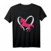 Pferde-Liebhaber-Silhouette für Mädchen lieben Reiten T-Shirt - Perfektes Geburtstags- und Weihnachtsgeschenk für junge Reiterinnen