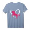 Pferde-Liebhaber-Silhouette für Mädchen lieben Reiten T-Shirt - Perfektes Geburtstags- und Weihnachtsgeschenk für junge Reiterinnen