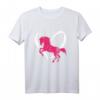 Pferde-Liebhaber-Silhouette für Mädchen lieben Reiten T-Shirt - Perfektes Geburtstags- und Weihnachtsgeschenk für junge Reiterinnen