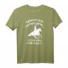 Wenn ich zum Reiten gehe - Lustiges Mädchen Reiter Pferde T-Shirt für Pferdeliebhaberinnen, Reitschülerinnen und Turniergeherinnen