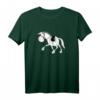 Happy Dressurpferd Comic Pferd Turnier T-Shirt – Lustiges Reiter Motiv für Pferdefreunde, Kinder & Pferdesportfans, ideales Geschenk