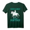 Mein Leben ist ein Ponyhof Pferde Mädchen Reiterin T-Shirt – Perfektes Geschenk für Pferdemädchen und Reiterinnen zum Geburtstag, Reitbeteiligung & mehr