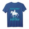 Mein Leben ist ein Ponyhof Pferde Mädchen Reiterin T-Shirt – Perfektes Geschenk für Pferdemädchen und Reiterinnen zum Geburtstag, Reitbeteiligung & mehr