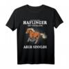 Ein Leben Ohne Haflinger Ist Sinnlos Pferd Reiter T-Shirt – Lustiges Geschenk für Pferdeliebhaber & Haflinger Besitzer