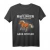 Ein Leben Ohne Haflinger Ist Sinnlos Pferd Reiter T-Shirt – Lustiges Geschenk für Pferdeliebhaber & Haflinger Besitzer