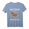 Ein Leben Ohne Haflinger Ist Sinnlos Pferd Reiter T-Shirt – Lustiges Geschenk für Pferdeliebhaber & Haflinger Besitzer