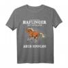 Ein Leben Ohne Haflinger Ist Sinnlos Pferd Reiter T-Shirt – Lustiges Geschenk für Pferdeliebhaber & Haflinger Besitzer