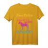 Zum Reiten geboren zur Schule gezwungen - Niedliches Reit-T-Shirt für Mädchen, Pferdeliebhaberinnen, Geburtstags- und Weihnachtsgeschenk