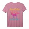 Zum Reiten geboren zur Schule gezwungen - Niedliches Reit-T-Shirt für Mädchen, Pferdeliebhaberinnen, Geburtstags- und Weihnachtsgeschenk