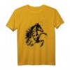 Wilder Hengst Pferd aufbäumend Reiterin T-Shirt – Cooles Geschenk für Pferdeliebhaber und Reiterinnen