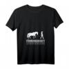 Damen Reitsport Führungskraft Reiterin Pferde Reiten Geschenk T-Shirt mit V-Ausschnitt – Lustiges Pferde Motiv für Reiterinnen & Pferdeliebhaberinnen